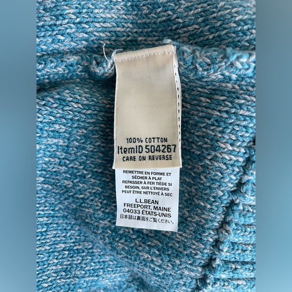 L.L.Bean Women Blue Thick Crew Neck Sweater Size 1X Long Sleeve - Picture 8 of 9
